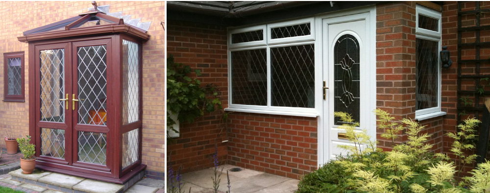 Wood and Brick Porch