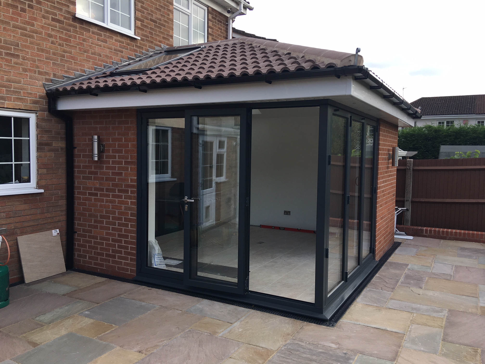 Conservatory with Patio Doors